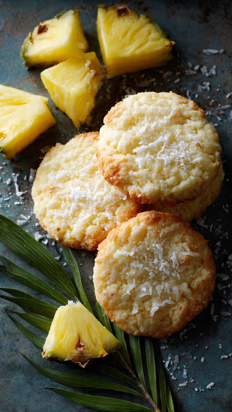 Tropical Pineapple Cookies