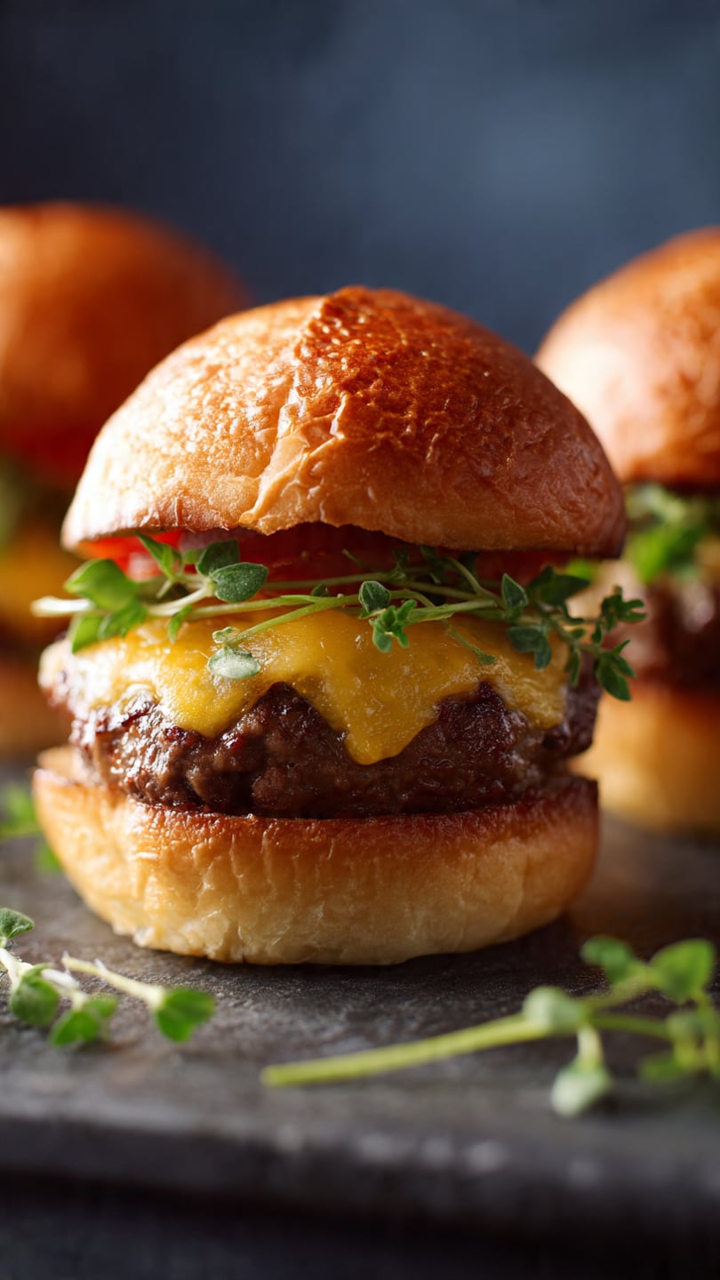 Ultimate Cheese Stuffed Sliders