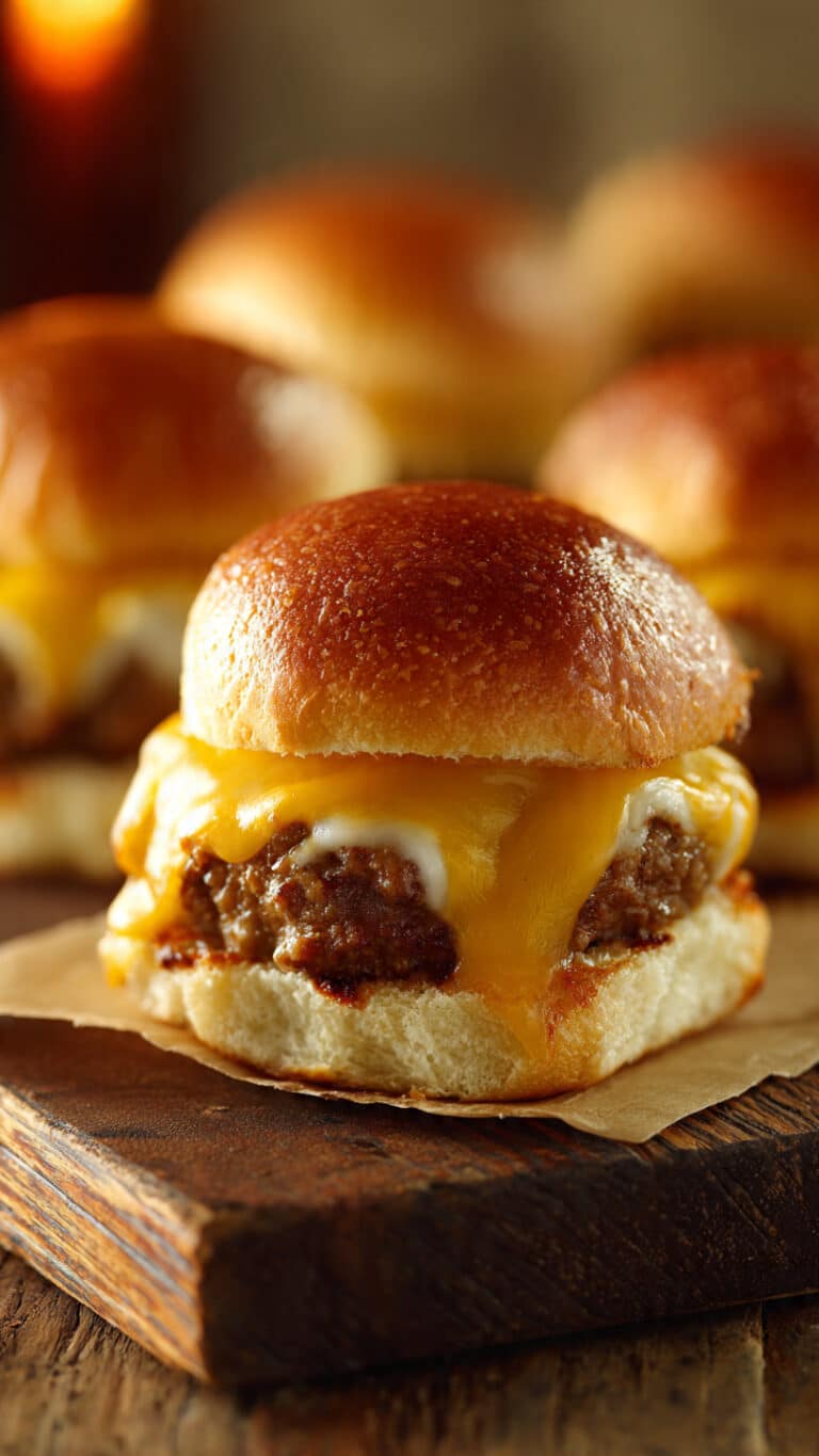 Ultimate Cheese Stuffed Sliders