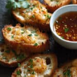 Vietnamese Shrimp Toast (Bánh Mì Nướng Tôm)