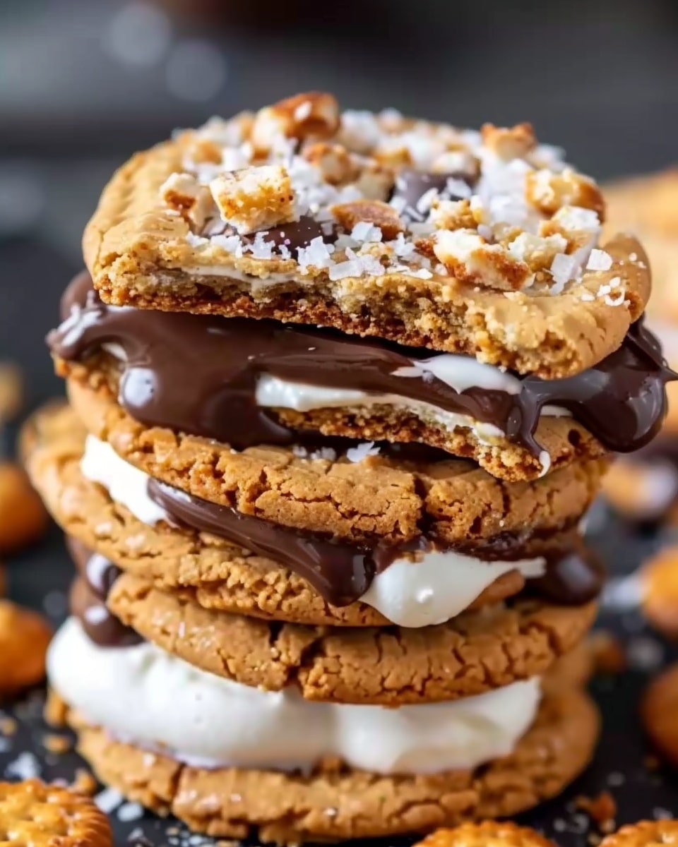 4 Ingredient Ritz S’mores Cookies