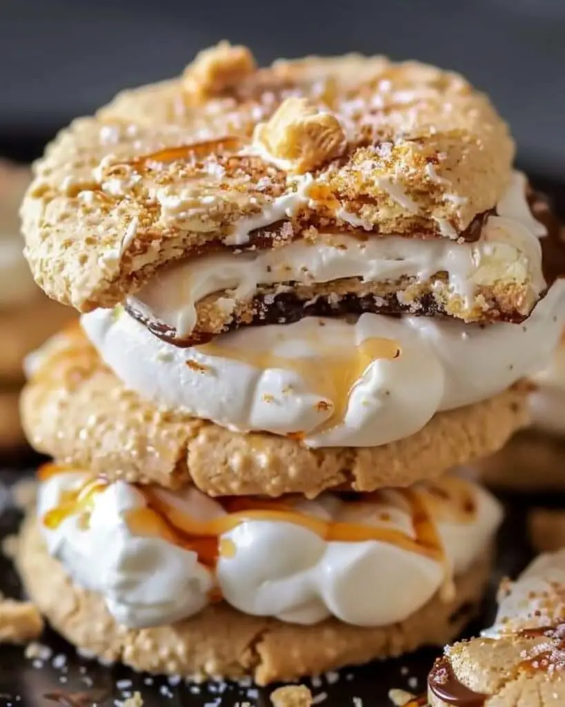 4 Ingredient Ritz S’mores Cookies