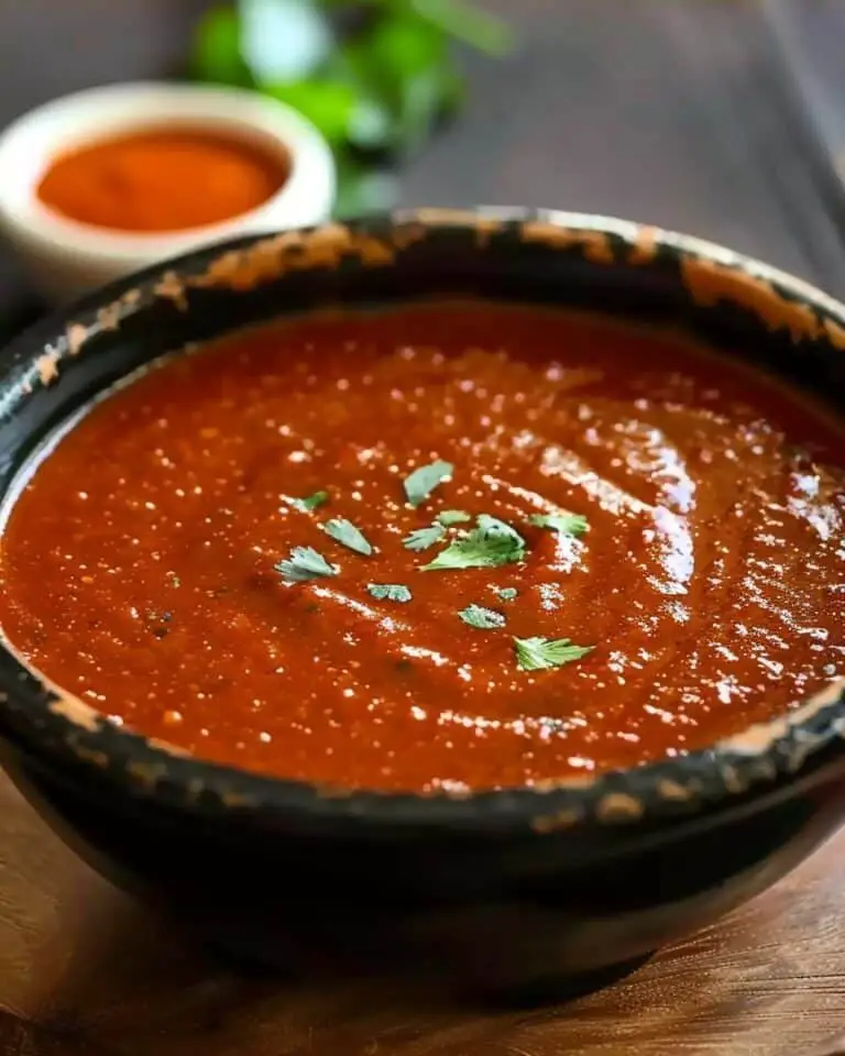 Authentic Mexican Red Chili Sauce For Enchiladas