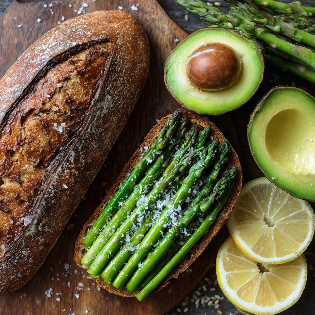 Avocado Toast With Asparagus, Smoked Salmon & Eggs
