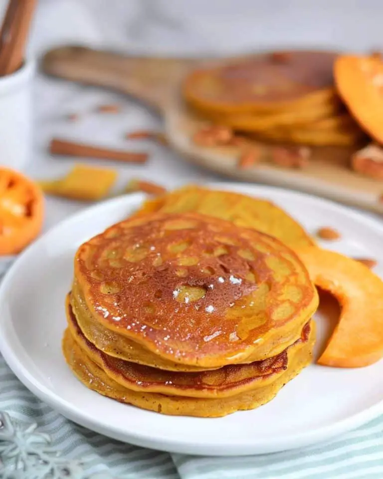 Baby Pumpkin Pancakes (No Eggs, No Dairy)