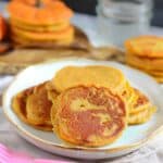 Baby Pumpkin Pancakes (No Eggs, No Dairy)