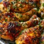 Baked Garlic Parmesan Chicken Drumsticks
