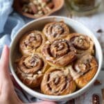 Banana Bread Cinnamon Rolls (No Yeast)