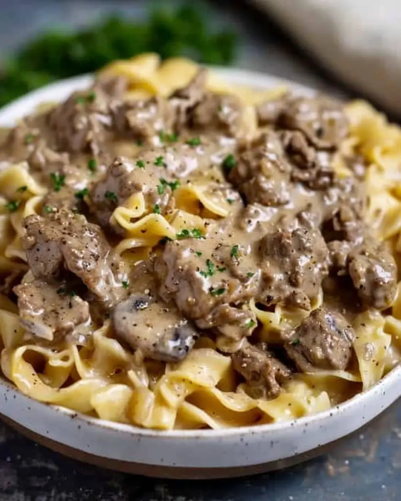 Beef Stroganoff With Pantry Staples