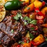 Bistec Ranchero Con Papas
