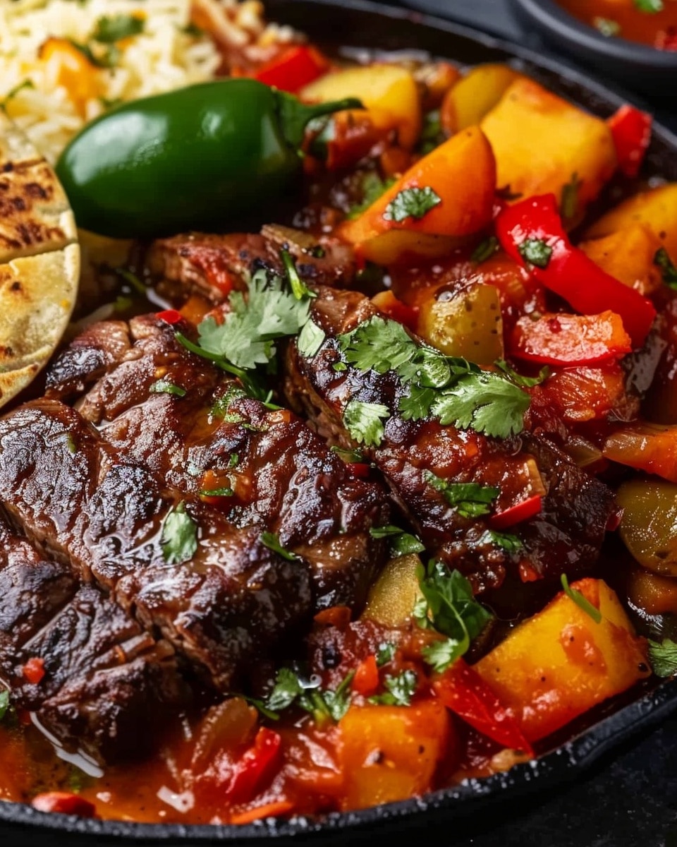 Bistec Ranchero Con Papas