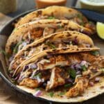 Blackened Chicken Tacos With Creamy Cajun Sauce