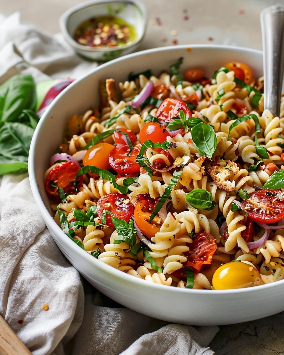 Bruschetta Pasta Salad