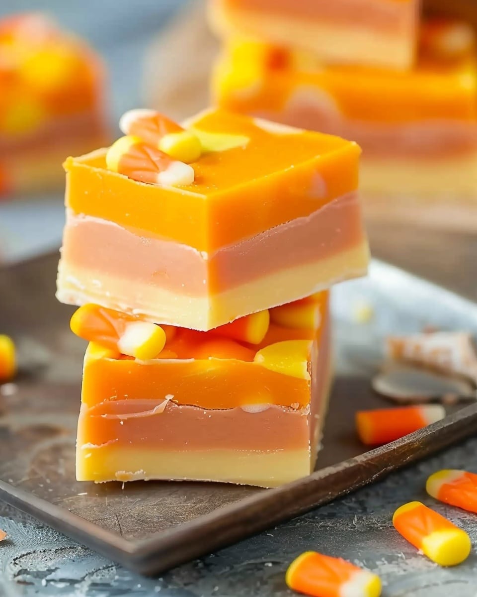 Candy Corn Fudge