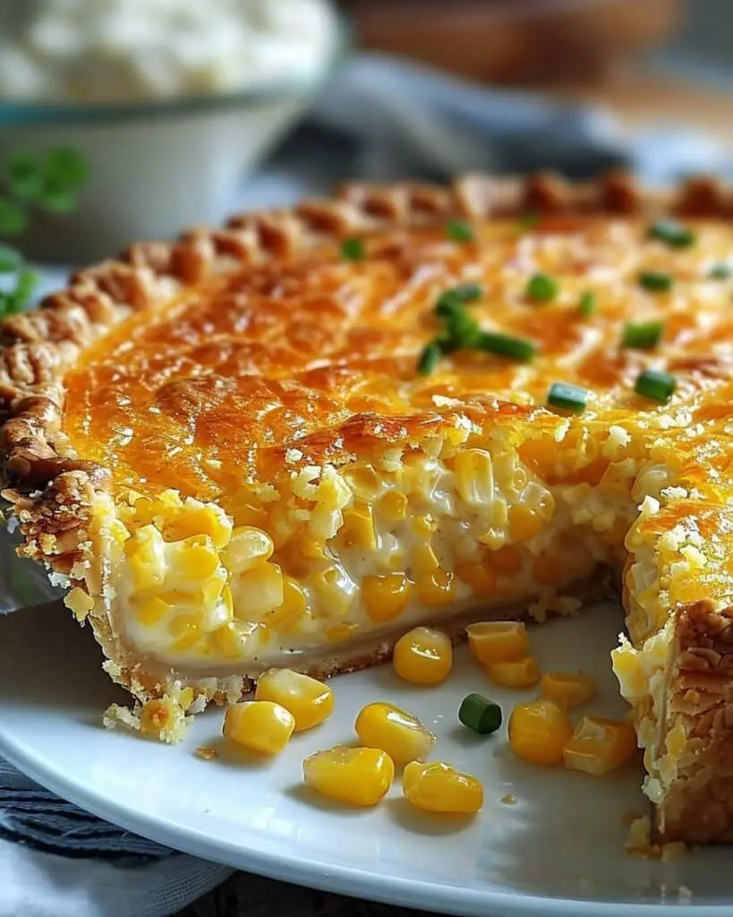 Cheddar Sweet Corn Pie: The Ultimate Comfort Food Delight