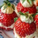 Cheesecake Stuffed Strawberries