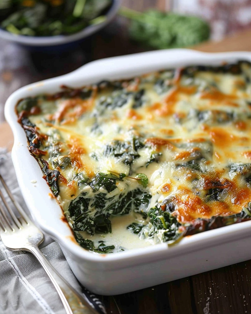 Cheesy Spinach Casserole