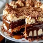Chocolate Caramel Cream Cake