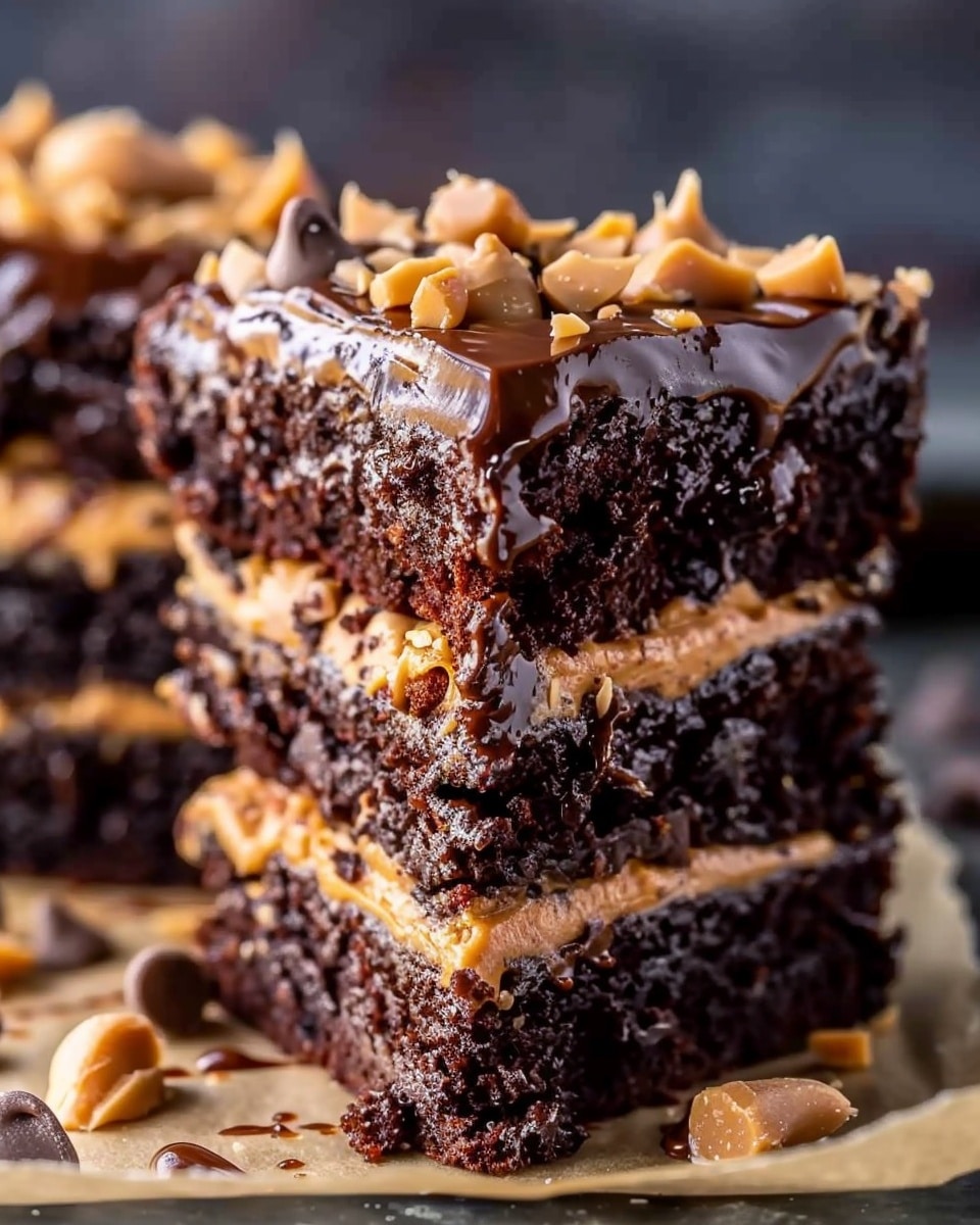 Chocolate Peanut Butter Ooey Gooey Cake
