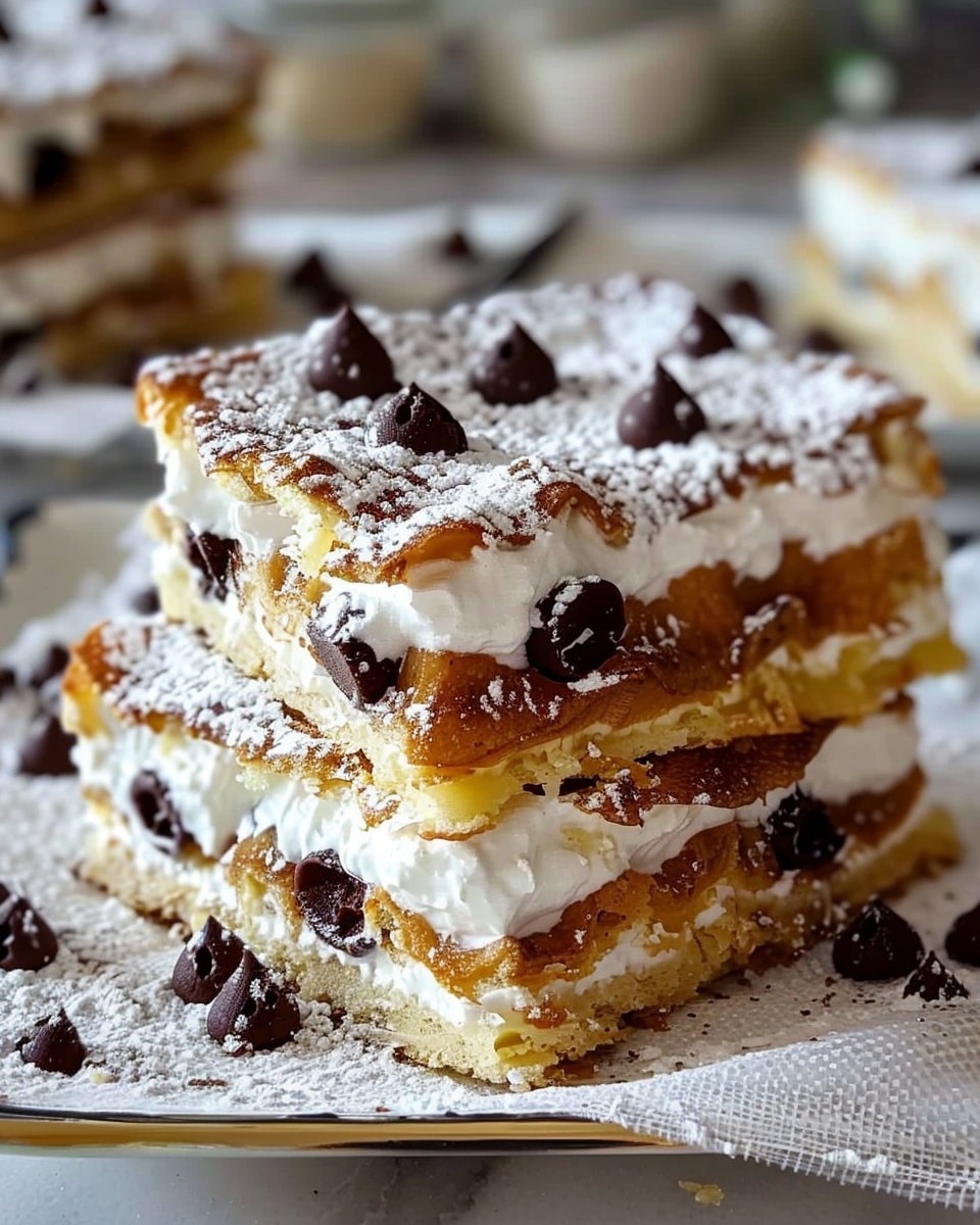 Classic Cannoli Squares