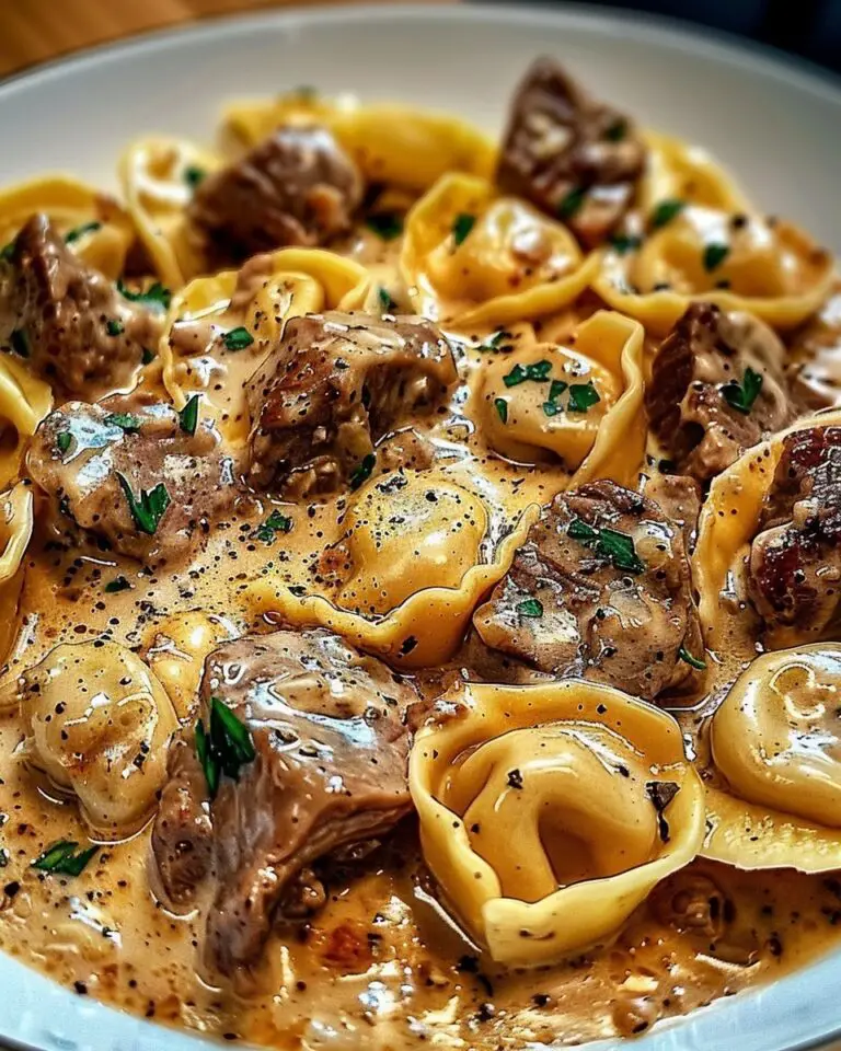 Cracked Garlic Steak Tortellini In Creamhouse Sauce Bliss
