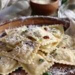 Creamy Tuscan Cheese Ravioli