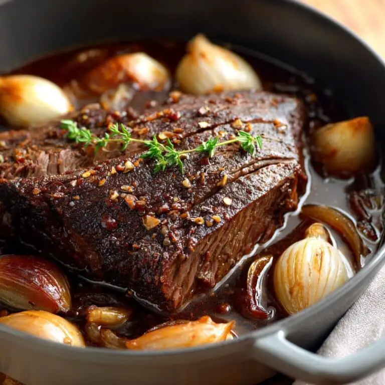 Crockpot Honey Balsamic Beef Chuck Roast