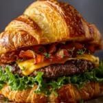 Croissant Smash Burgers