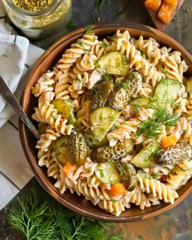 Dill Pickle Pasta Salad