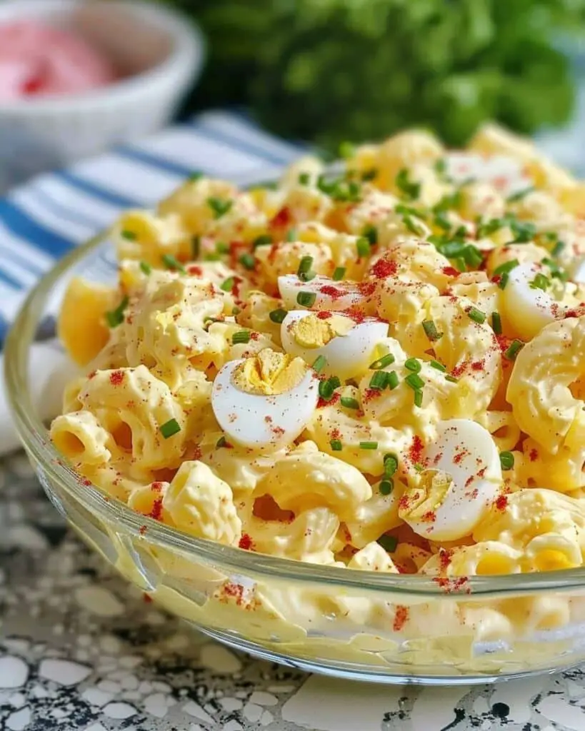 Deviled Egg Pasta Salad