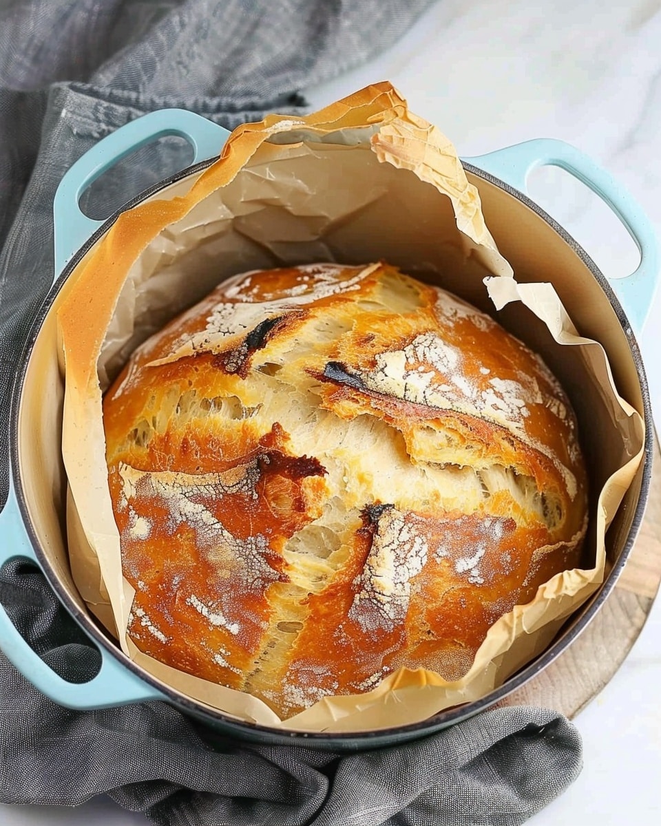 Easy Dutch Oven No Knead Bread