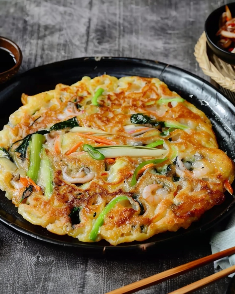 Easy Haemul Pajeon (Korean Seafood Pancake)