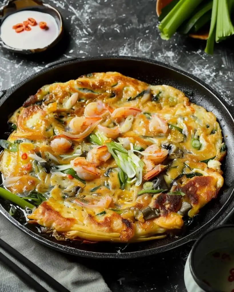 Easy Haemul Pajeon (Korean Seafood Pancake)