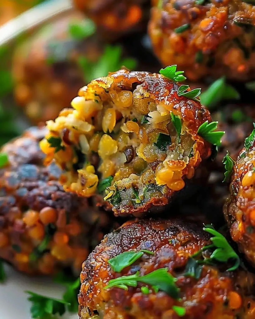 Easy Vegetarian Lentil Meatballs