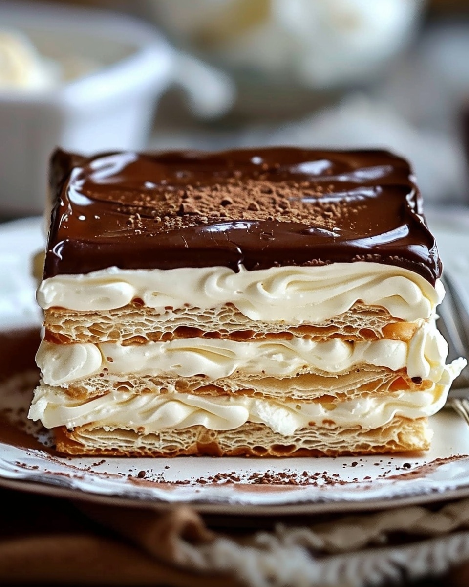 Effortlessly Indulgent No-Bake Eclair Cake For Every Occasion