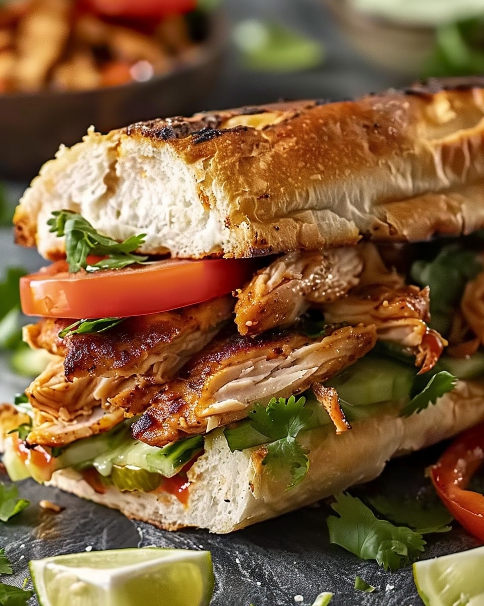 Flavor-Packed Chicken Torta Sandwich