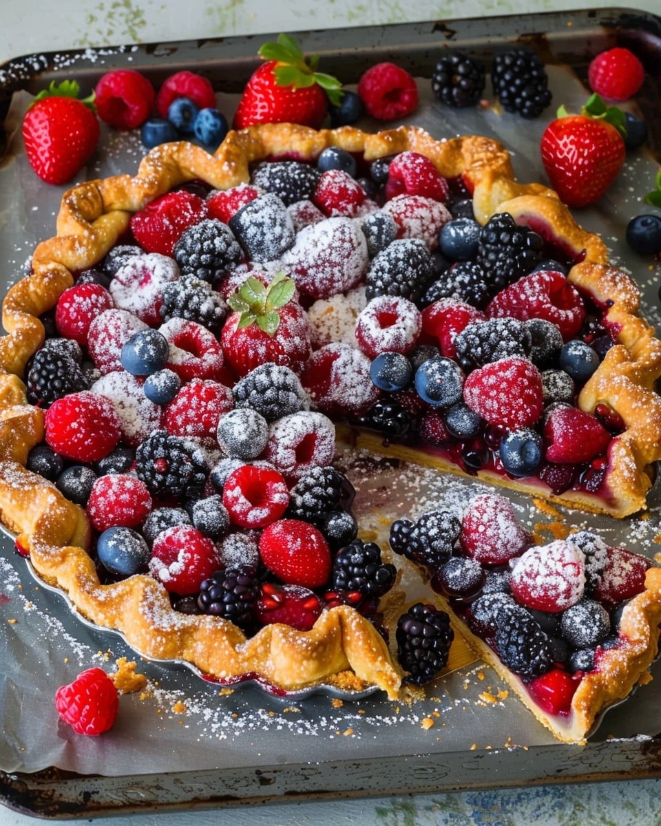 Freeform Berry Tart