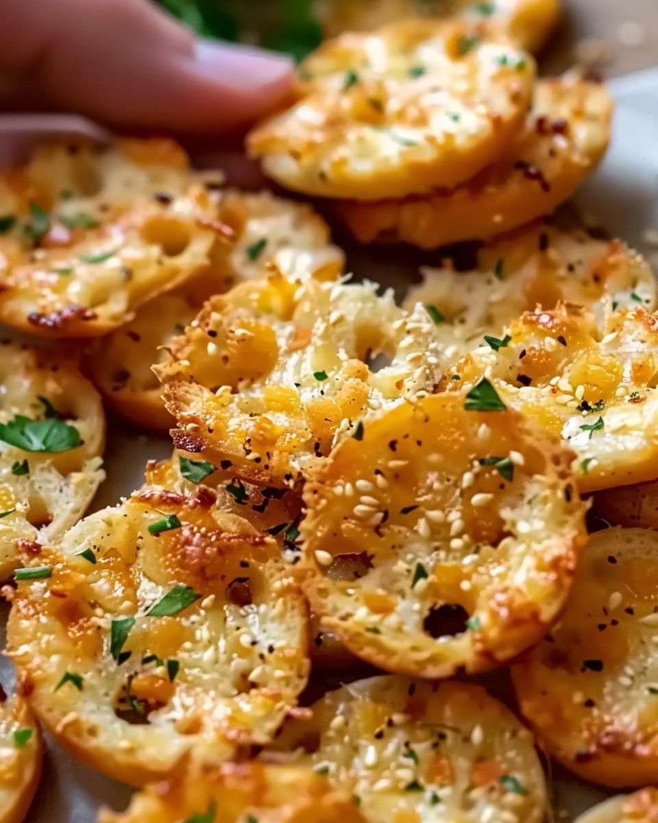 Garlic Bread Ritz Bits
