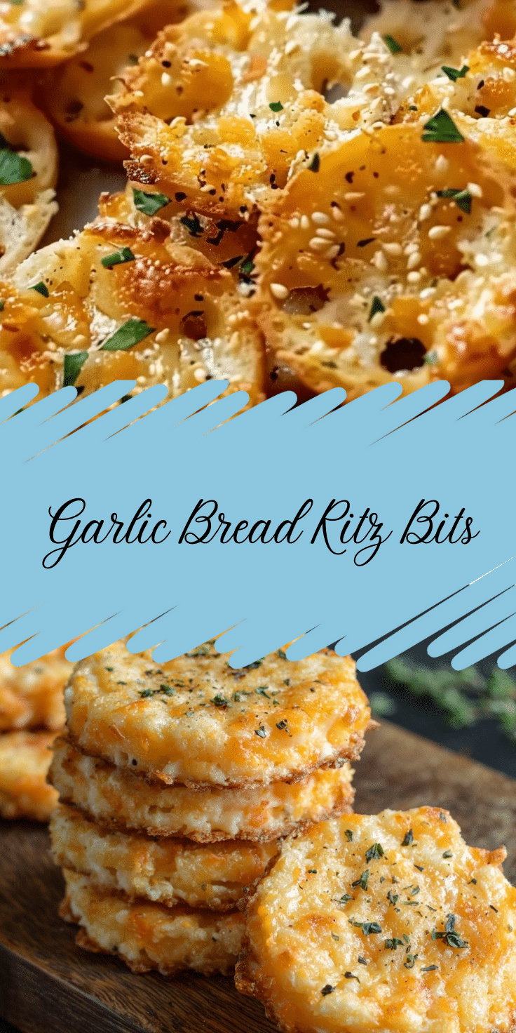 Eating Ritz Bits Garlic Bread Ritz Bits | Meal Shine