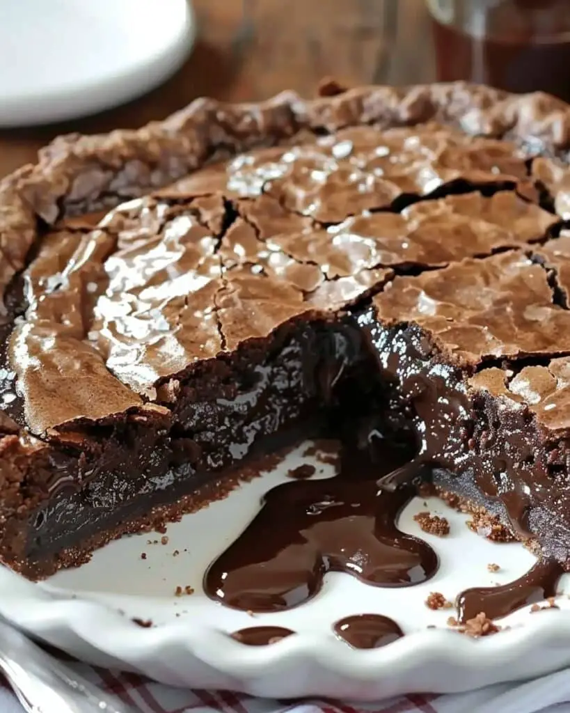 Gooey Brownie Pie