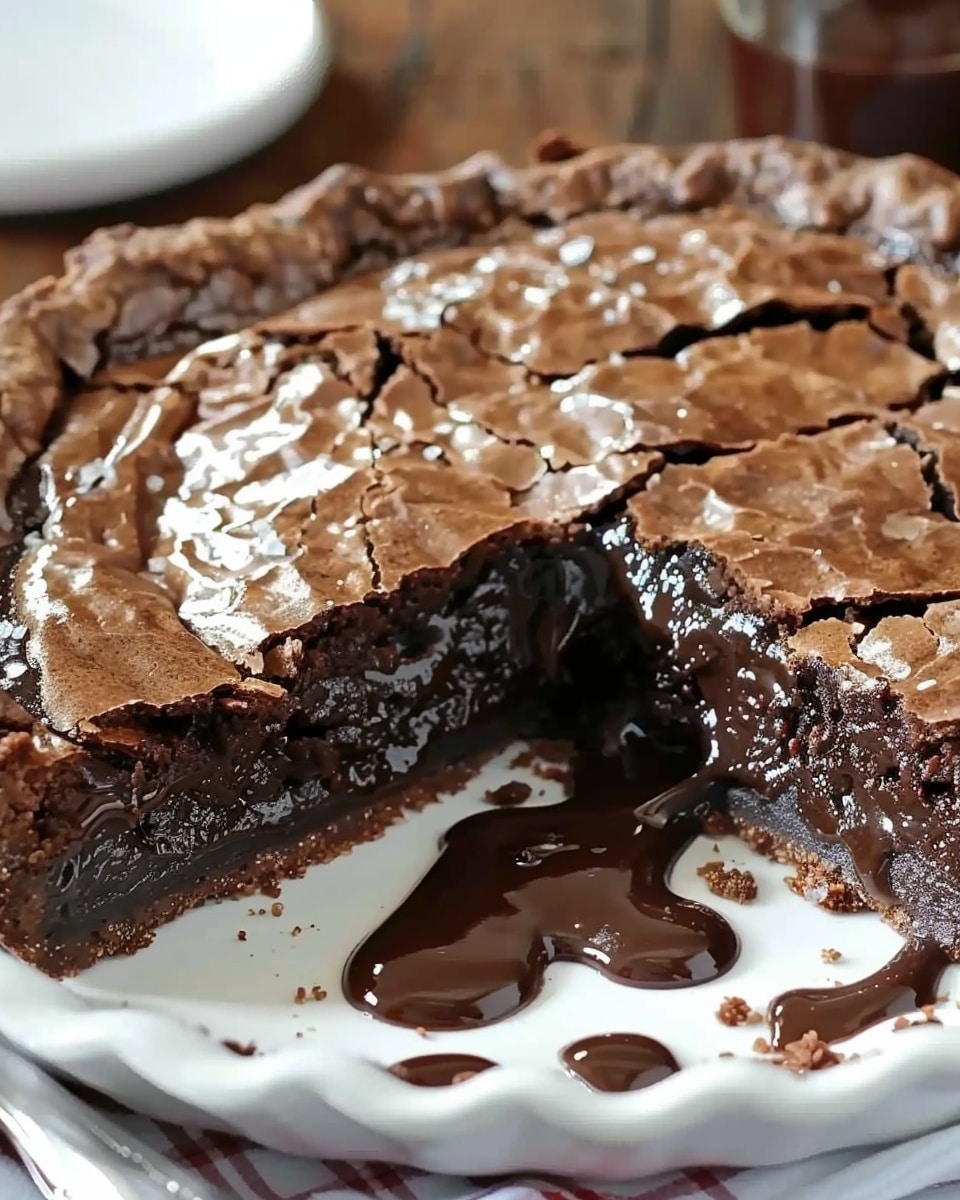 Gooey Brownie Pie