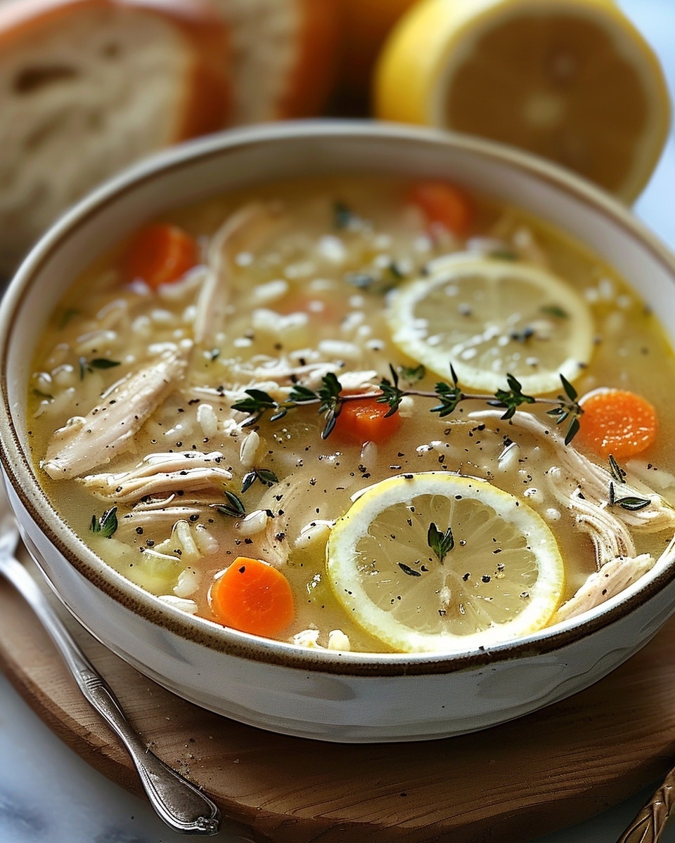 Greek Lemon Chicken Soup