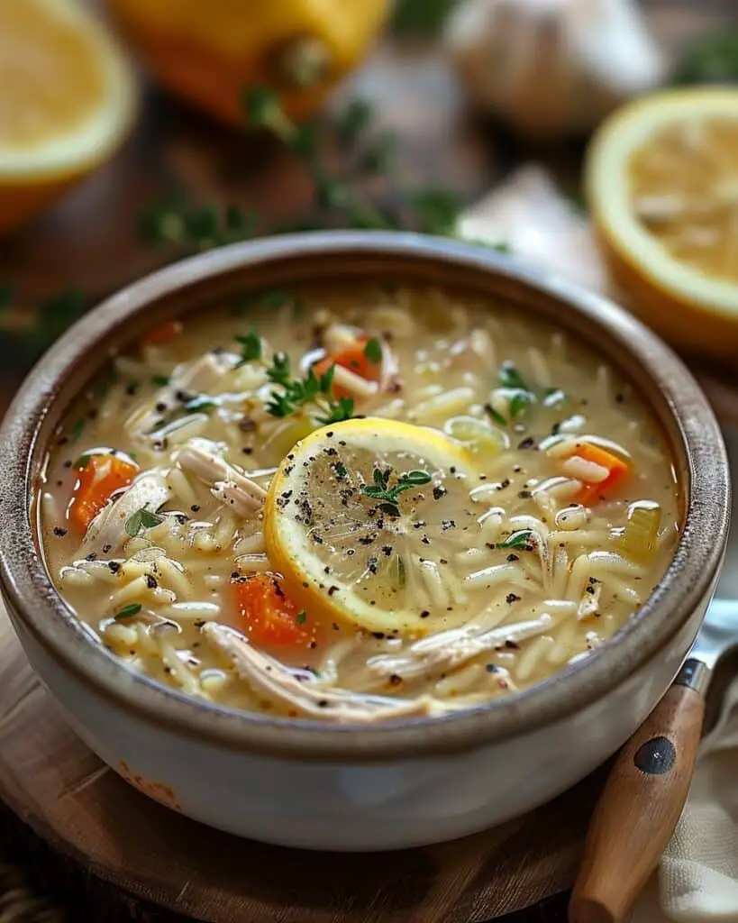 Greek Lemon Chicken Soup