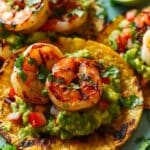 How to make Grilled Shrimp Tostadas With Guacamole Salsa