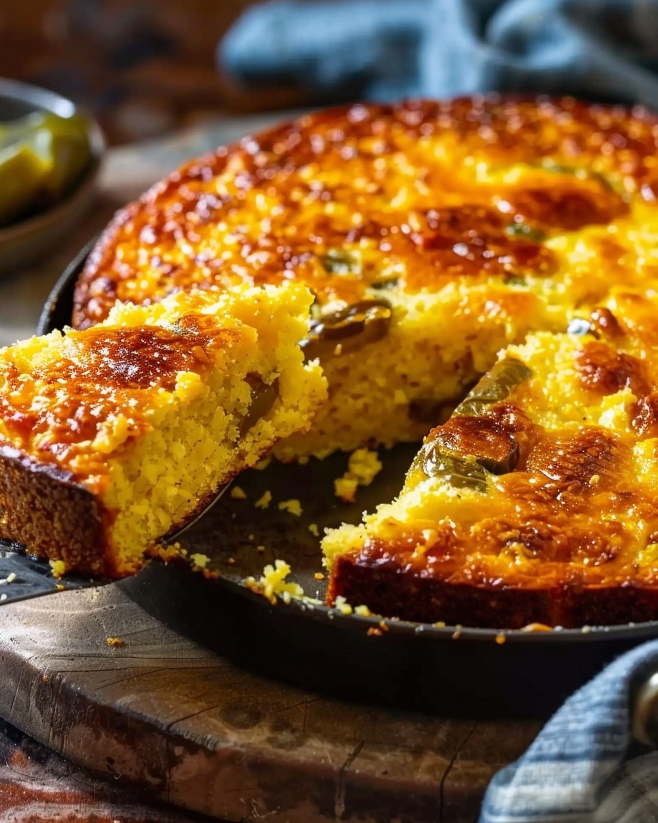 Hatch Chile Cheese Cornbread