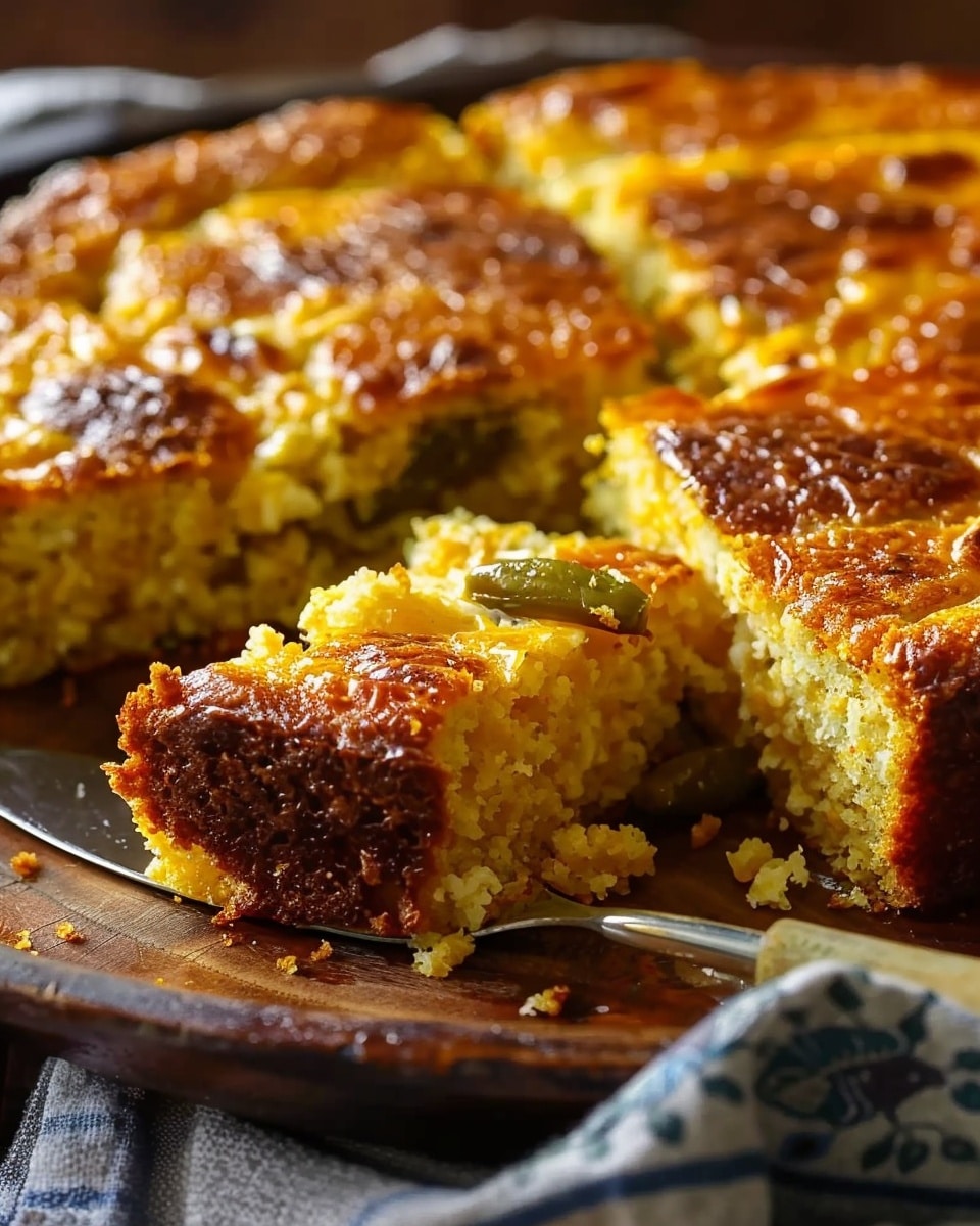 Hatch Chile Cheese Cornbread