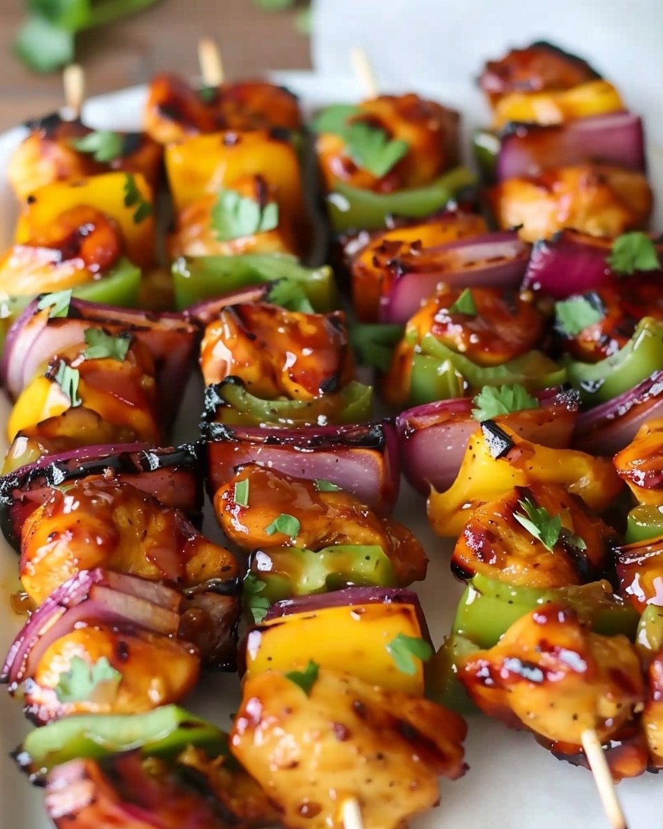 Hawaiian Chicken Kebabs