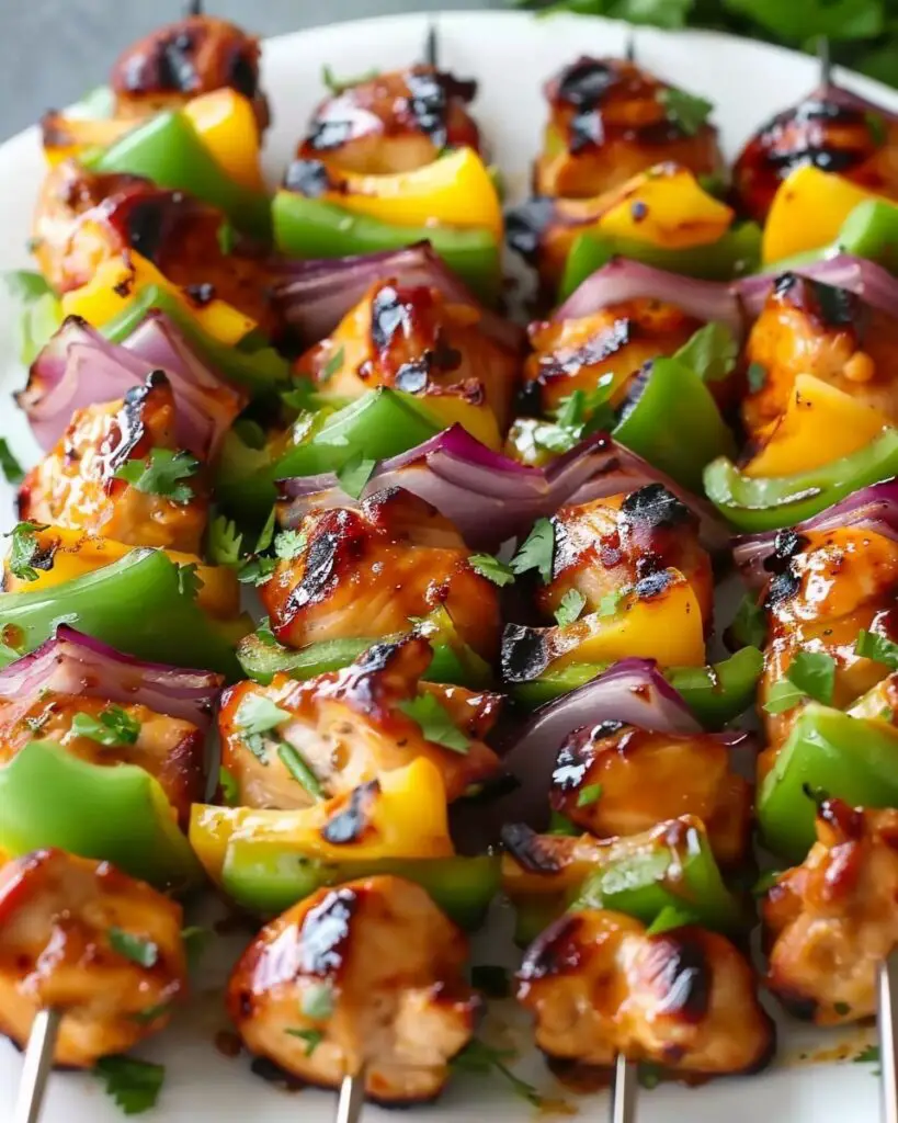 Hawaiian Chicken Kebabs