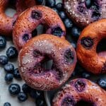 Homemade Blueberry Bagels (Real Flavor)