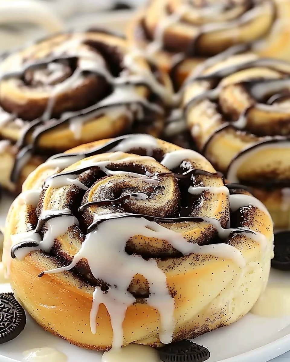 Homemade Oreo Cinnamon Rolls